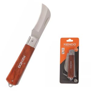 Navalha Eletricista Enxertia Curva Inox 200mm