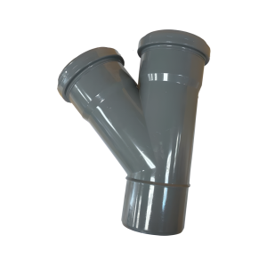 Forquilha PVC DIN 45º