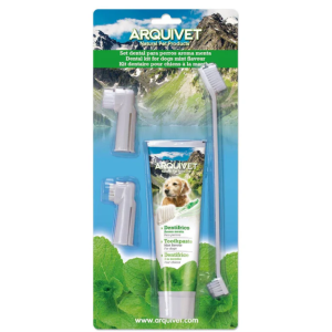 Conjunto Dental com Sabor a Menta para Cães - ARQUIVET