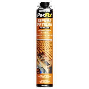 espuma poliuretano pistolavel telha 750ml pecfix