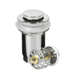 Válvula de Lavatório Clic-Clack C/Cesto Inox