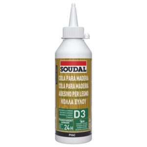 Cola para madeira D3 250gr- Soudal