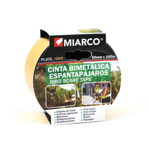 Fita Bimétrica Espanta Pássaros 50mm x 100mts - MIARCO