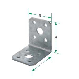 Ângulo S/Reforço M/B Galvanizado 50 x 50 x 40